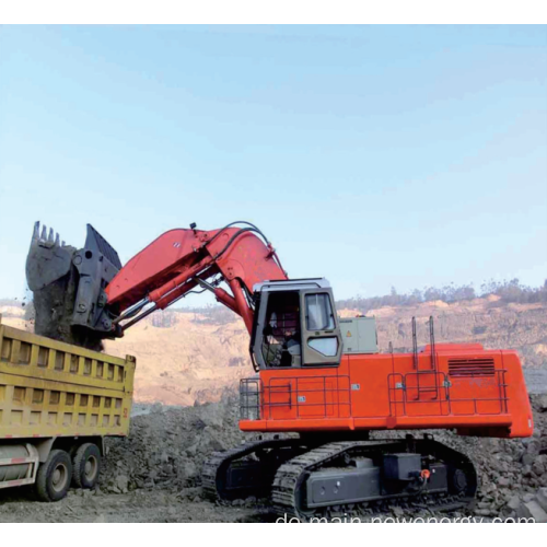 Hydraulikbagger durch Elektromotor